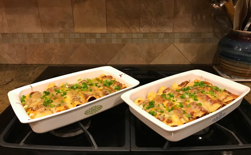 Chicken and Black Bean&nbsp;Enchiladas