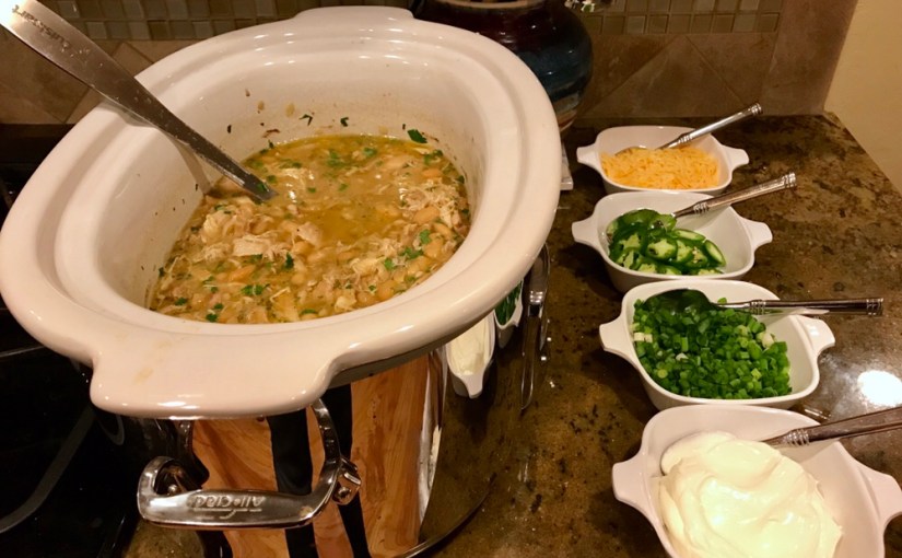 Slow Cooker White Chicken&nbsp;Chili