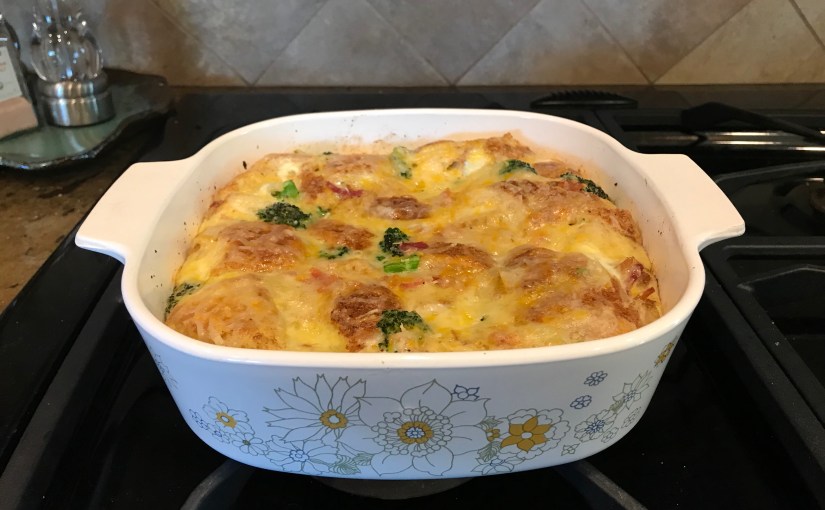 Broccoli, Cheese & Bacon Breakfast&nbsp;Bake