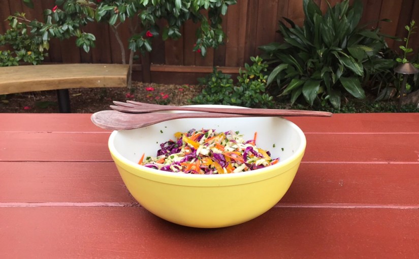 Rainbow Coleslaw with Citrus&nbsp;Vinaigrette