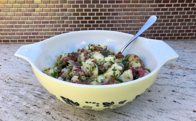 Warm Potato Salad with Bacon and Spring&nbsp;Onions