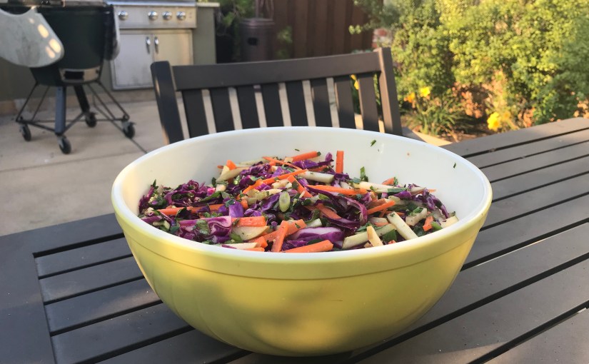 Apple and Red Cabbage Coleslaw with Cider&nbsp;Vinaigrette
