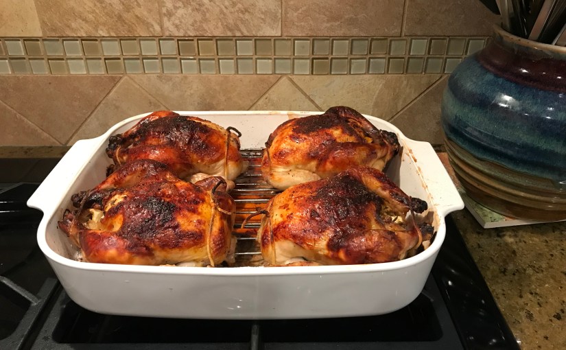 Roasted Cornish Game Hens with Lemon and&nbsp;Herbs