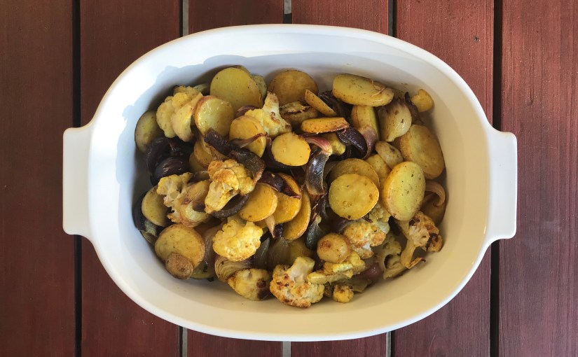 Curry Roasted Potatoes and&nbsp;Cauliflower